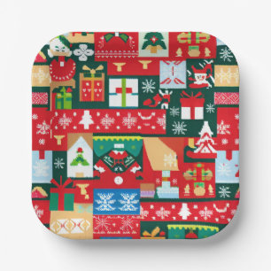 Christmas Ugly Sweater 1 Paper Plate