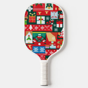 Christmas Ugly Sweater (1) Pickleball Paddle