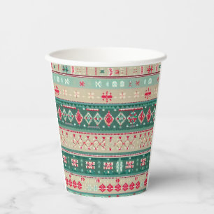 Christmas Ugly Sweater 2 Paper Cups