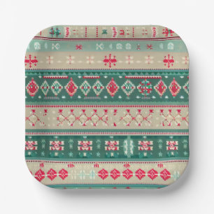 Christmas Ugly Sweater 2 Paper Plate