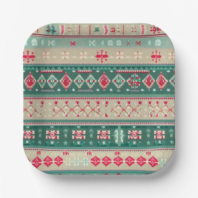 Christmas Ugly Sweater 2 Paper Plate (Front)