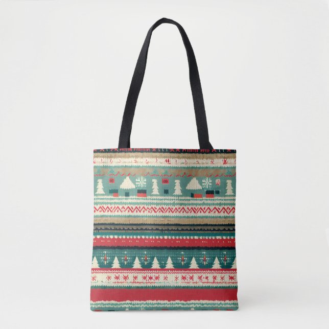 Christmas Ugly Sweater 3 Tote Bag (Front)