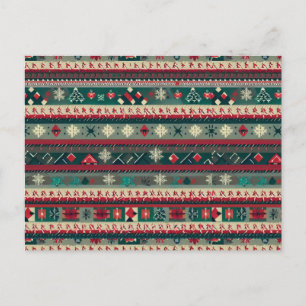 Christmas Ugly Sweater 4 Holiday Postcard