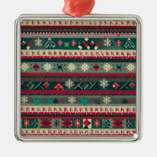 Christmas Ugly Sweater 4 Metal Ornament