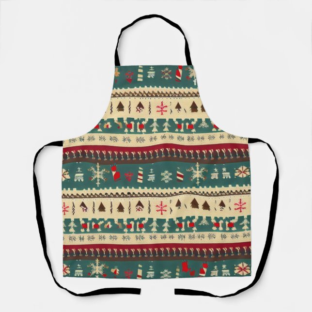 Christmas Ugly Sweater 5 Apron (Front)