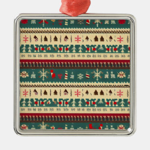 Christmas Ugly Sweater 5 Metal Ornament