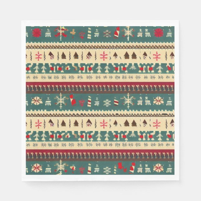 Christmas Ugly Sweater 5 Napkin (Front)