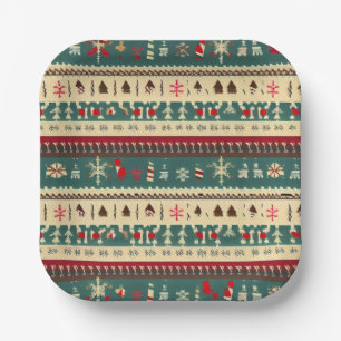Christmas Ugly Sweater 5 Paper Plate