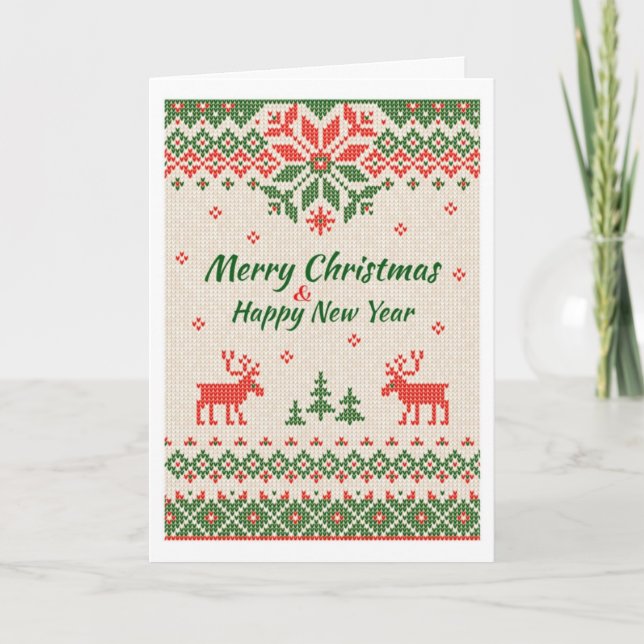 Christmas - Ugly Sweater Holiday Card (Front)