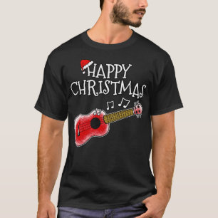 Christmas Ukulele Ukulelist Music Teacher Xmas 202 T-Shirt