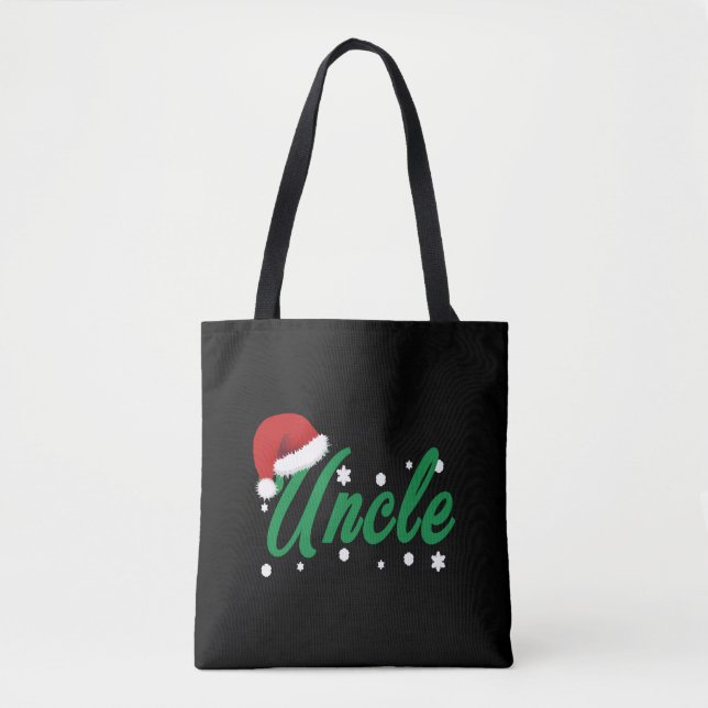 Christmas Uncle Tote Bag (Front)