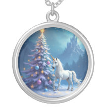Christmas Unicorn and Fairytale Castle