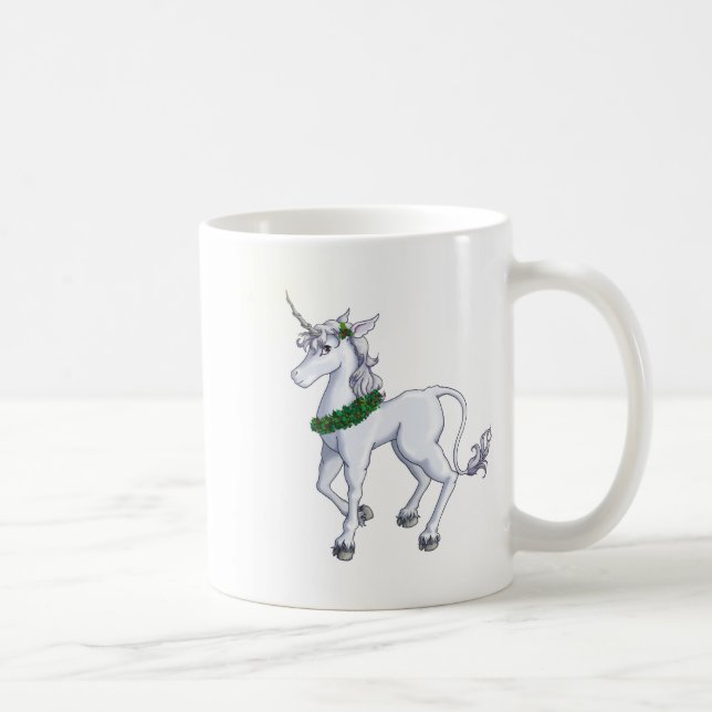 Christmas Unicorn Coffee Mug (Right)