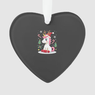 Christmas Unicorn Cute Magical Xmas Toddler Girls Ornament