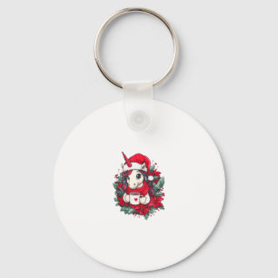 Christmas Unicorn Decor Girls Boys Kids Christmas Key Ring