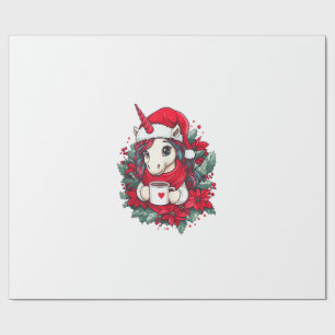 Christmas Unicorn Decor Girls Boys Kids Christmas Wrapping Paper