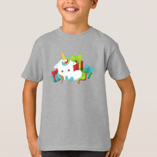 Christmas Unicorn, Gifts, Presents, Xmas, New Year T-Shirt