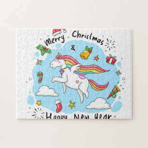 Christmas Unicorn Jigsaw Puzzle