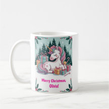 Christmas Unicorn Mug