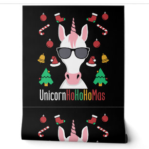Christmas Unicorn Wallpaper