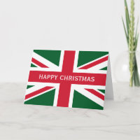 Christmas Union Jack ~ Red, Green and White