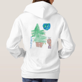 Christmas Unique 6-Year-Old's Drawing Hoodie