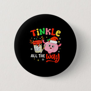 Christmas Urologist Nephrologist T Healthcare Work 6 Cm Round Badge