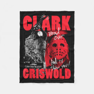 Christmas Vacation Clark Griswold Hockey Mask Holi Fleece Blanket