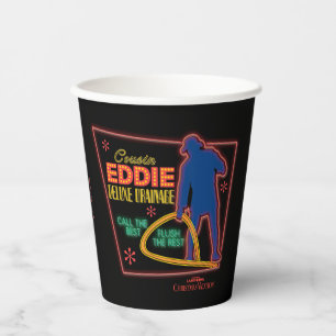Christmas Vacation   Cousin Eddie Neon Sign Paper Cups