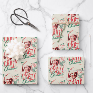 Christmas Vacation Crazy About Christmas Wrapping Paper Sheet