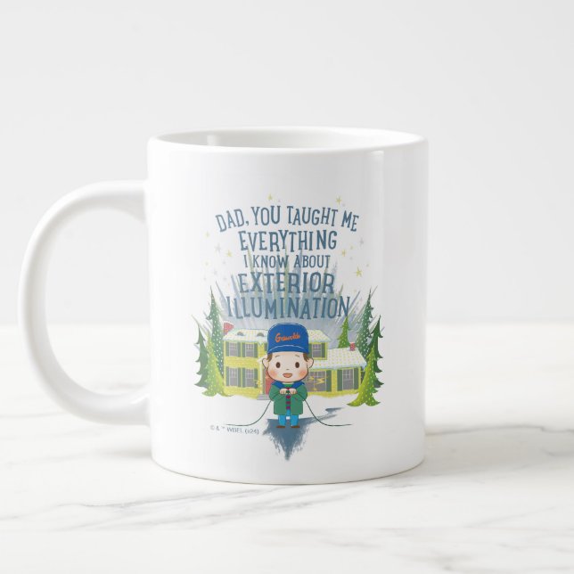 Christmas Vacation Exterior Illumination Large Coffee Mug (Left)