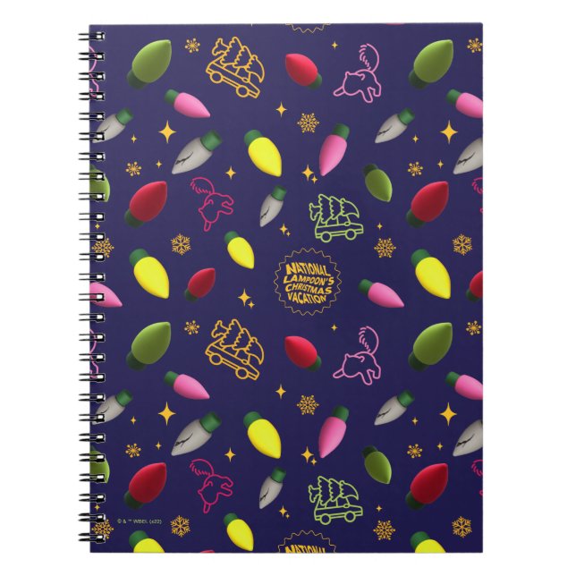 Christmas Vacation | Holiday Pattern Notebook (Front)