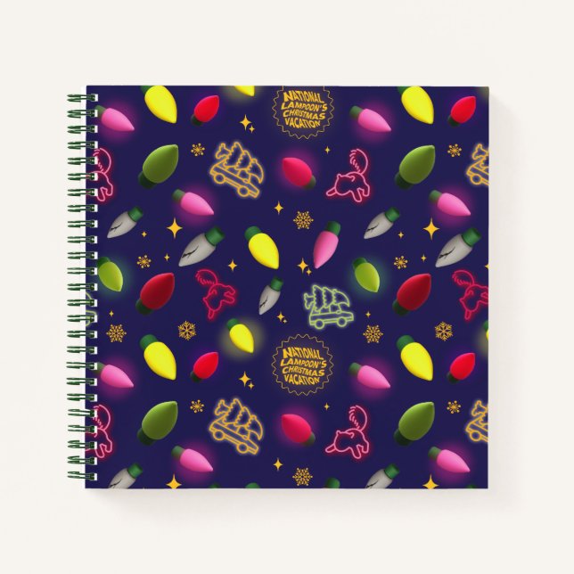 Christmas Vacation | Holiday Pattern Notebook (Front)