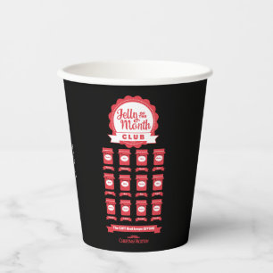 Christmas Vacation Jelly of the Month Club Paper Cups