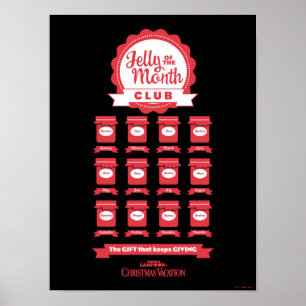 Christmas Vacation   Jelly of the Month Club Poster