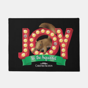 Christmas Vacation   Joy to the Squirrel Doormat