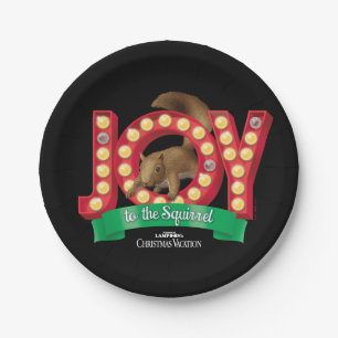 Christmas Vacation   Joy to the Squirrel Paper Plate