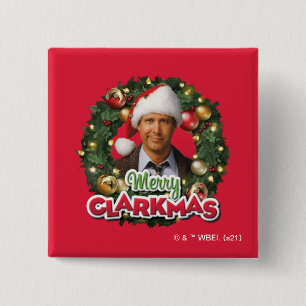 Christmas Vacation Merry Clarkmas 15 Cm Square Badge