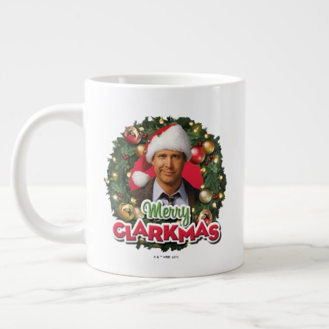 Christmas Vacation | Merry Clarkmas Large Coffee Mug (Left)