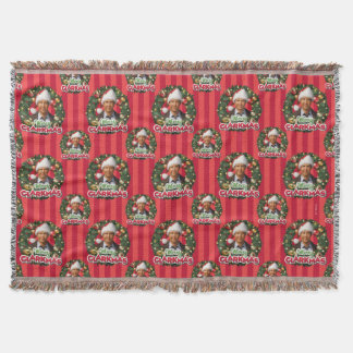 Christmas Vacation | Merry Clarkmas Pattern Throw Blanket