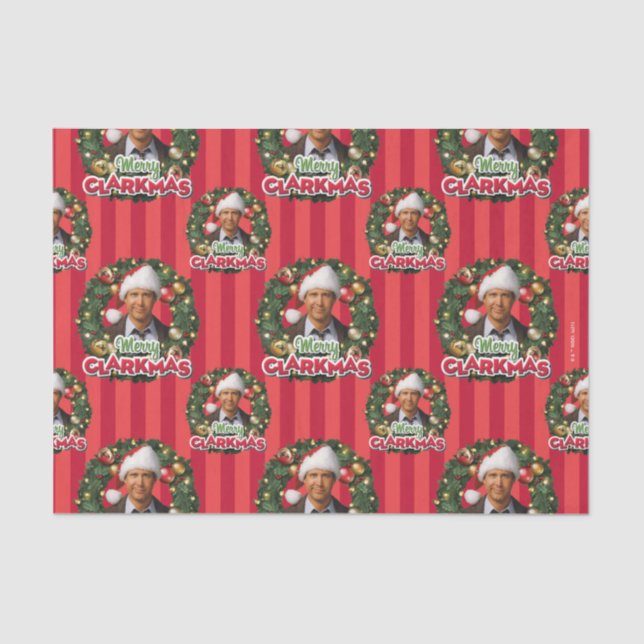 Christmas Vacation | Merry Clarkmas Pattern Tissue Paper (Front)