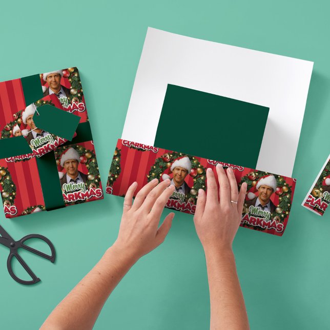 Christmas Vacation | Merry Clarkmas Pattern Wrapping Paper Sheet (Creator Uploaded)