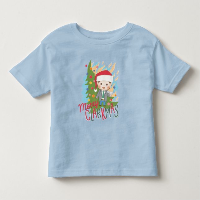 Christmas Vacation Merry Clarkmas Toddler T-Shirt (Front)
