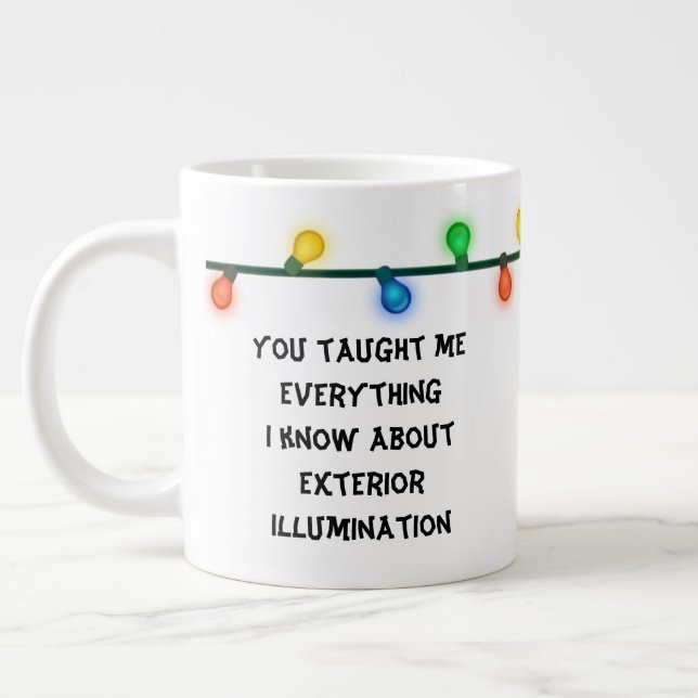 Christmas Vacation Quote Mug Christmas Lights (Left)