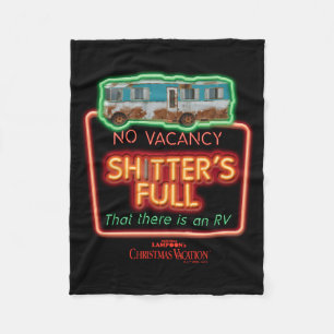 Christmas Vacation Ters Full Neon Sign Fleece Blanket