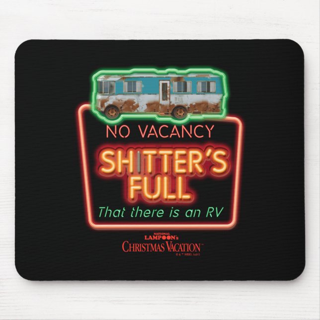 Christmas Vacation Ters Full Neon Sign  Mouse Pad (Front)