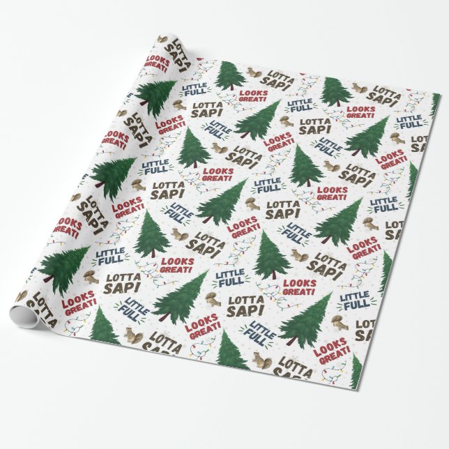 Christmas Vacation Wrapping Paper (Unrolled)