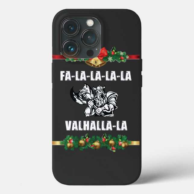 Christmas Valhalla T-Shirt Case-Mate iPhone Case (Back)