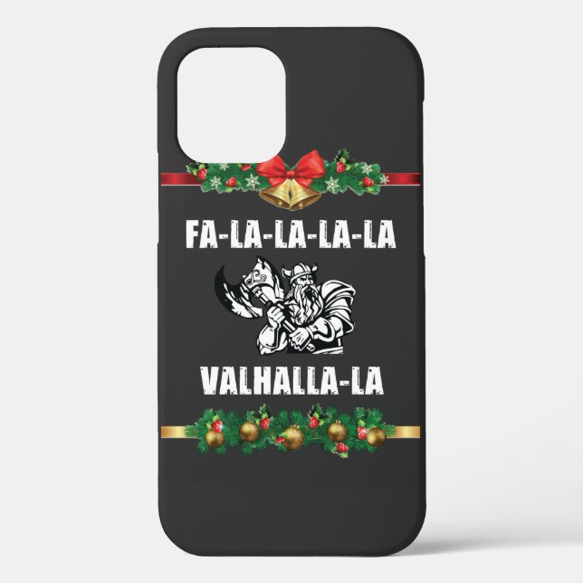 Christmas Valhalla T-Shirt Case-Mate iPhone Case (Back)