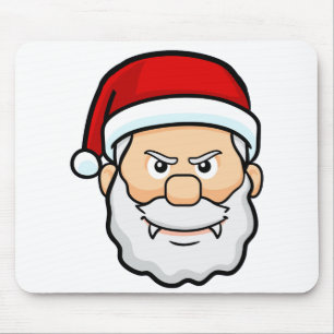 christmas vampire santa mouse pad